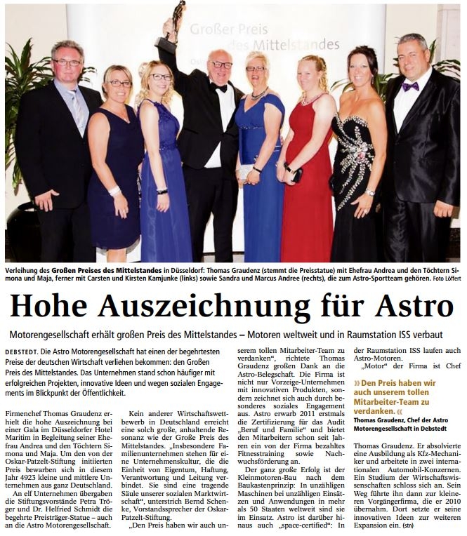 Wir freuen uns sehr über die positiver Wahrnehmung der Presse!